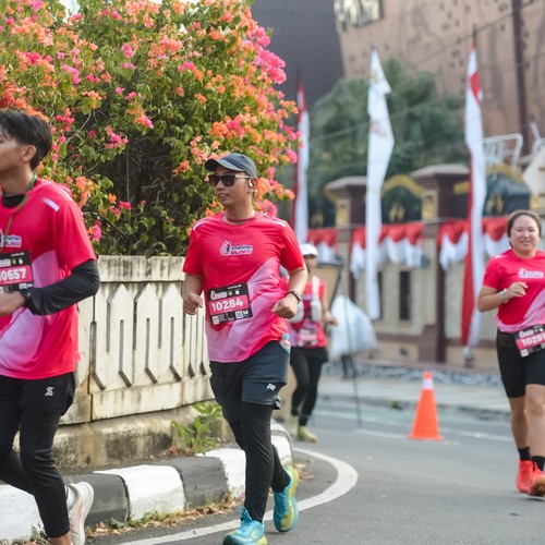 Race photo from SMARTFREN RUN 2026