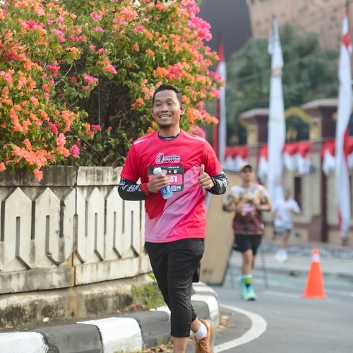 Race photo from SMARTFREN RUN 2026