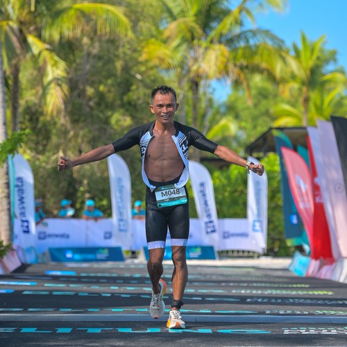 Race photo from Belitung Multisport Festival