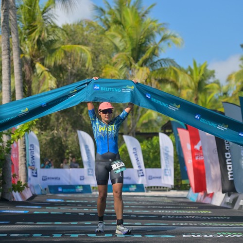 Race photo from Belitung Multisport Festival