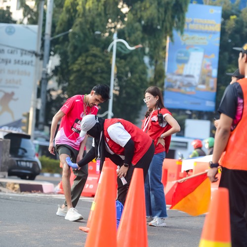 Race photo from SMARTFREN RUN 2026