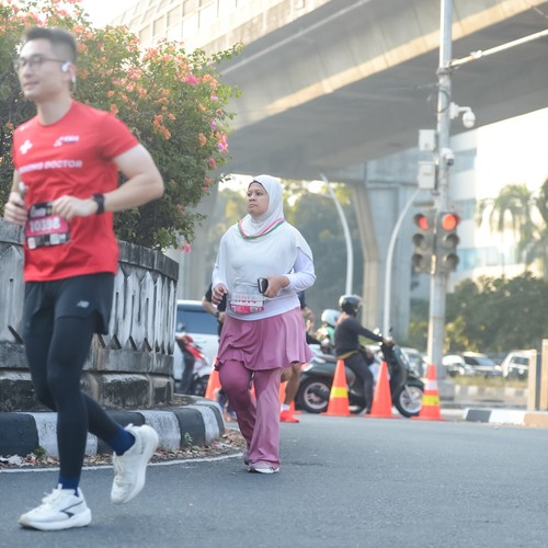 Race photo from SMARTFREN RUN 2026