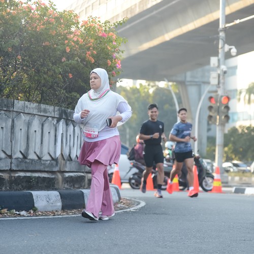 Race photo from SMARTFREN RUN 2026