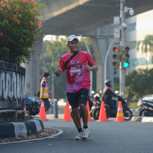 Race photo from SMARTFREN RUN 2026