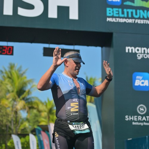 Race photo from Belitung Multisport Festival
