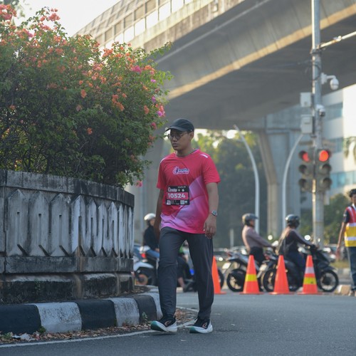 Race photo from SMARTFREN RUN 2026