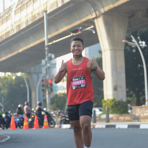 Race photo from SMARTFREN RUN 2026