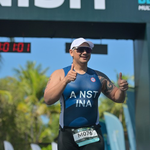 Race photo from Belitung Multisport Festival