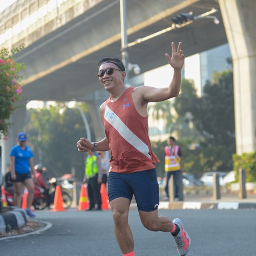 Race photo from SMARTFREN RUN 2026