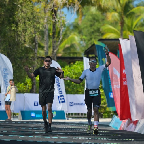 Race photo from Belitung Multisport Festival