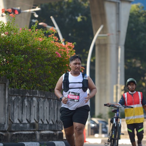 Race photo from SMARTFREN RUN 2026