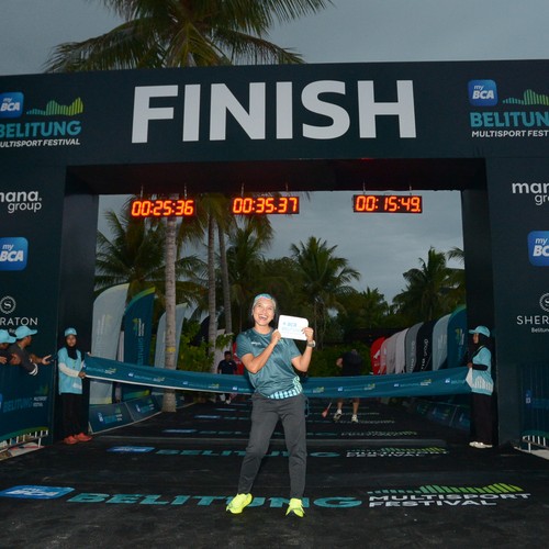 Race photo from Belitung Multisport Festival
