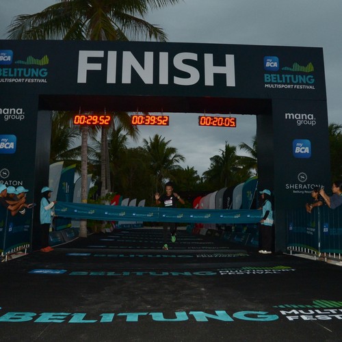 Race photo from Belitung Multisport Festival
