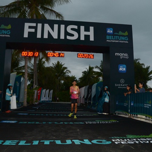 Race photo from Belitung Multisport Festival