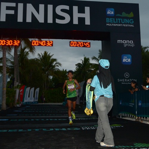 Race photo from Belitung Multisport Festival