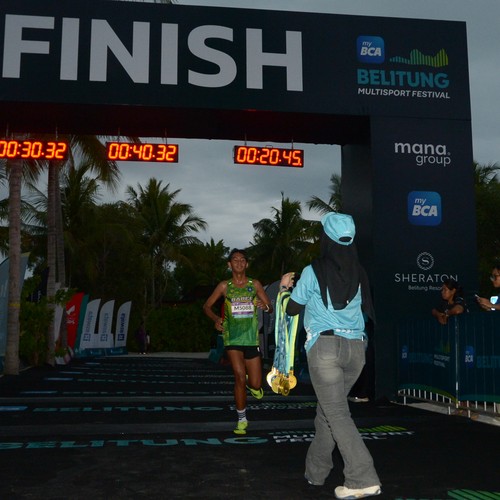 Race photo from Belitung Multisport Festival