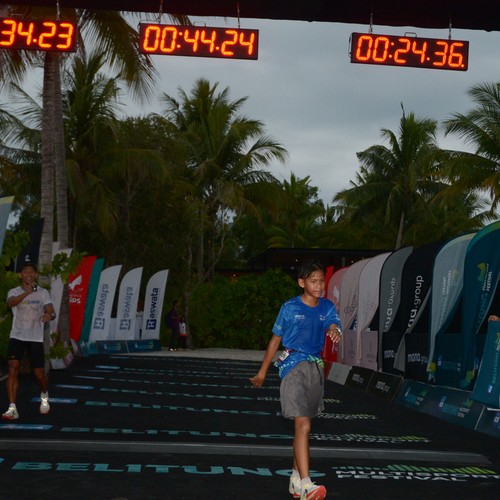 Race photo from Belitung Multisport Festival