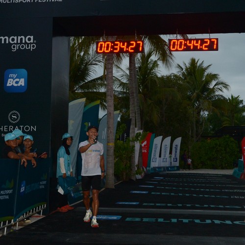 Race photo from Belitung Multisport Festival
