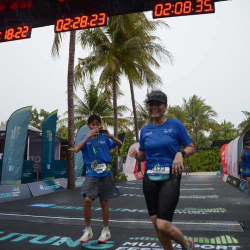 Race photo from Belitung Multisport Festival