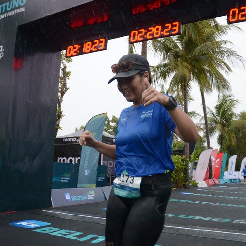 Race photo from Belitung Multisport Festival