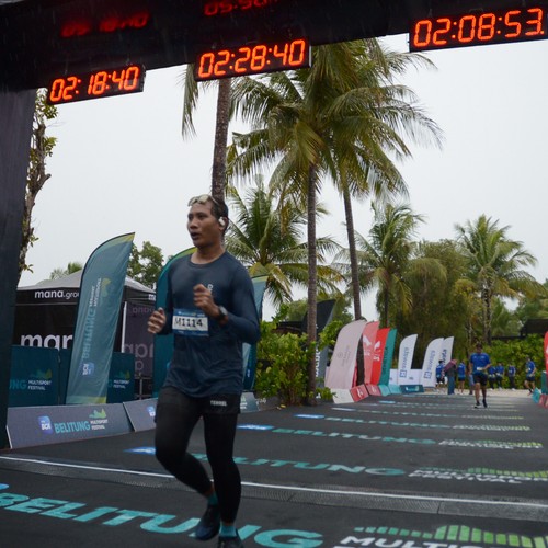 Race photo from Belitung Multisport Festival
