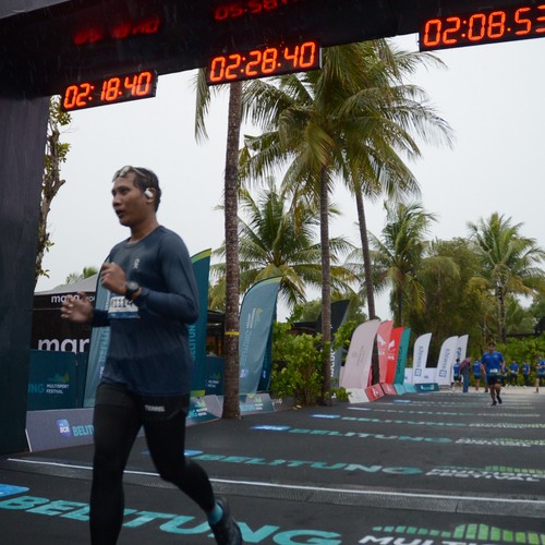 Race photo from Belitung Multisport Festival