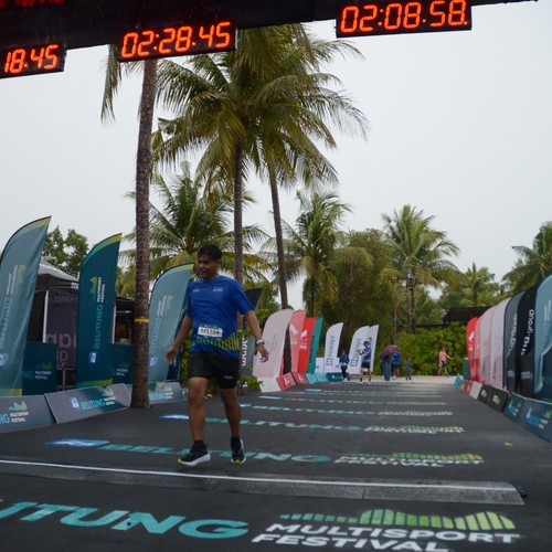 Race photo from Belitung Multisport Festival