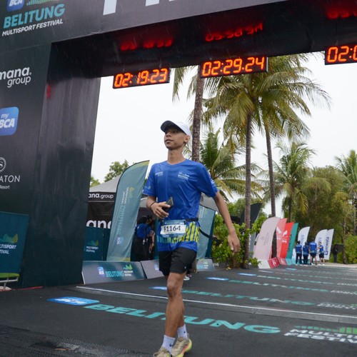 Race photo from Belitung Multisport Festival