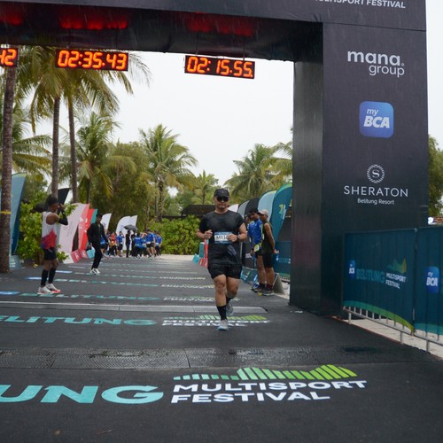 Race photo from Belitung Multisport Festival