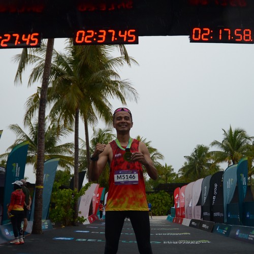 Race photo from Belitung Multisport Festival
