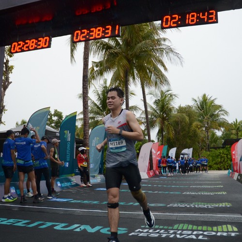 Race photo from Belitung Multisport Festival