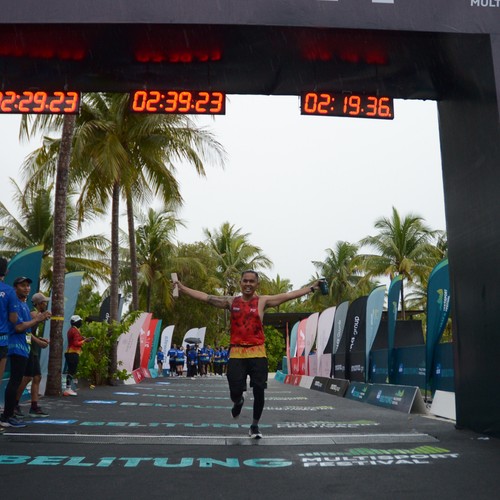 Race photo from Belitung Multisport Festival