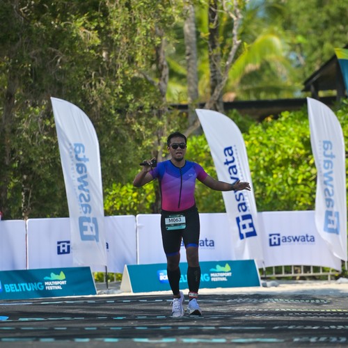 Race photo from Belitung Multisport Festival