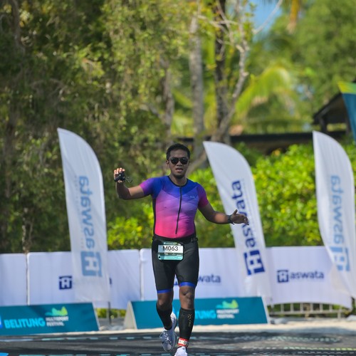 Race photo from Belitung Multisport Festival