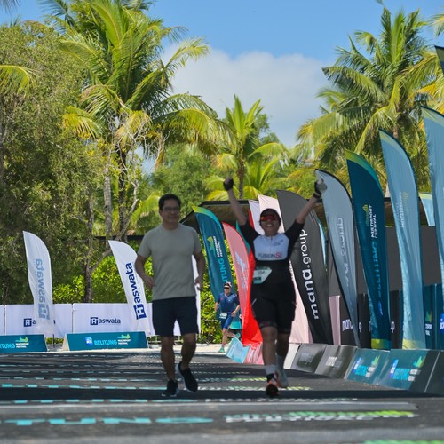 Race photo from Belitung Multisport Festival