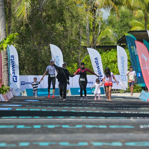 Race photo from Belitung Multisport Festival