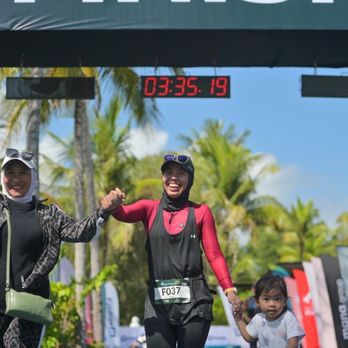Race photo from Belitung Multisport Festival