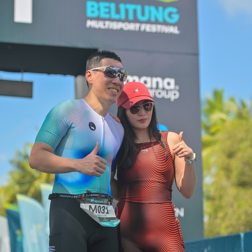 Race photo from Belitung Multisport Festival