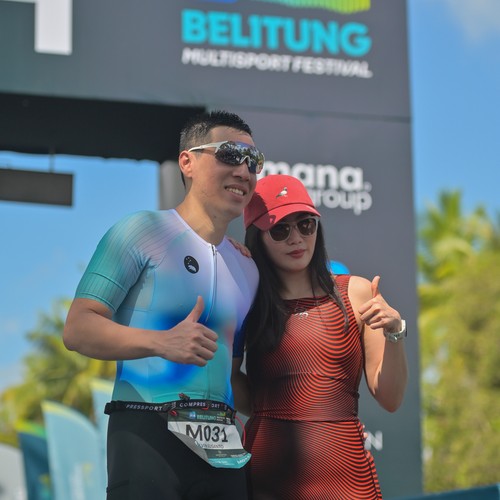 Race photo from Belitung Multisport Festival