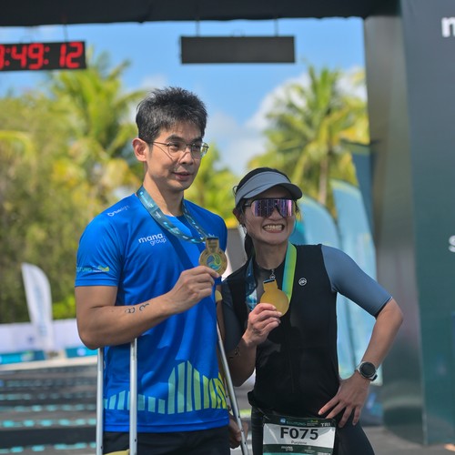Race photo from Belitung Multisport Festival