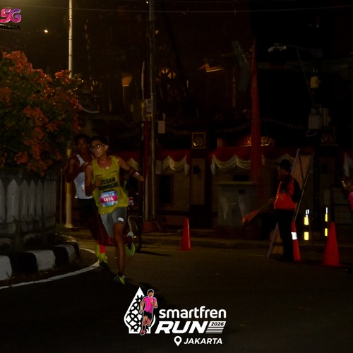 Race photo from SMARTFREN RUN 2026