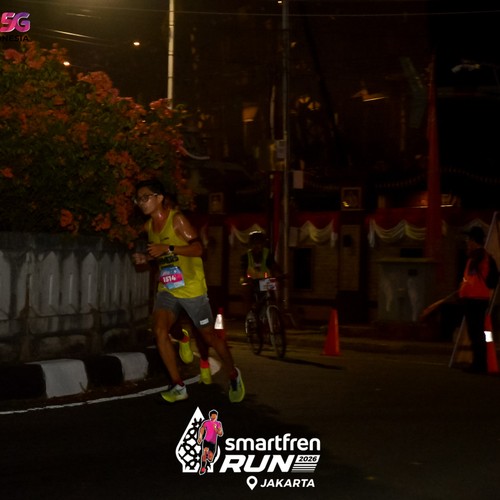 Race photo from SMARTFREN RUN 2026
