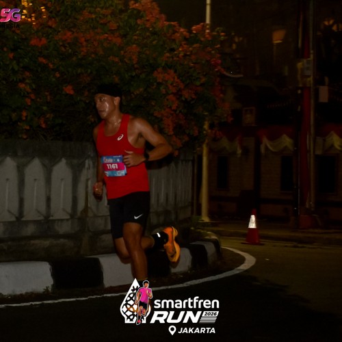 Race photo from SMARTFREN RUN 2026