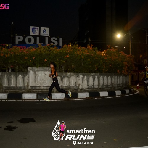 Race photo from SMARTFREN RUN 2026