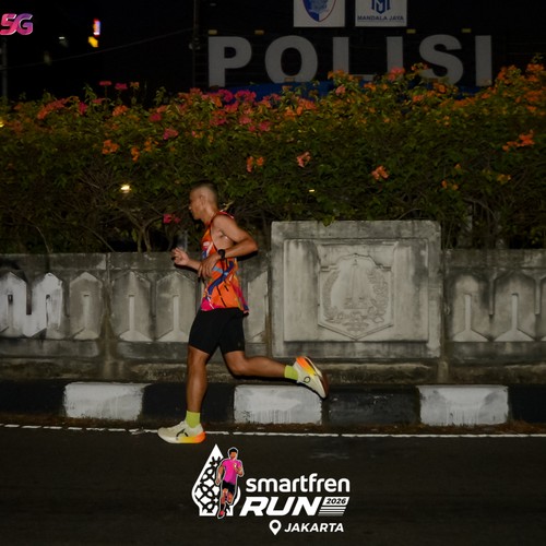 Race photo from SMARTFREN RUN 2026
