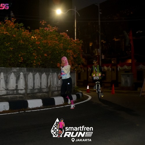 Race photo from SMARTFREN RUN 2026
