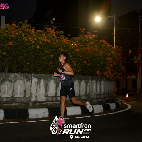 Race photo from SMARTFREN RUN 2026