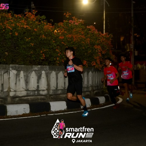 Race photo from SMARTFREN RUN 2026
