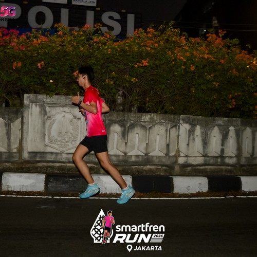 Race photo from SMARTFREN RUN 2026