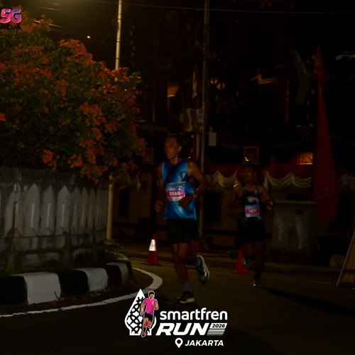 Race photo from SMARTFREN RUN 2026